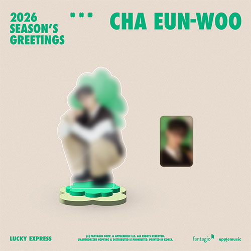 CHA EUNWOO 2026 SEASONS GREETINGS MD / ACRYLIC TURNING STAND
