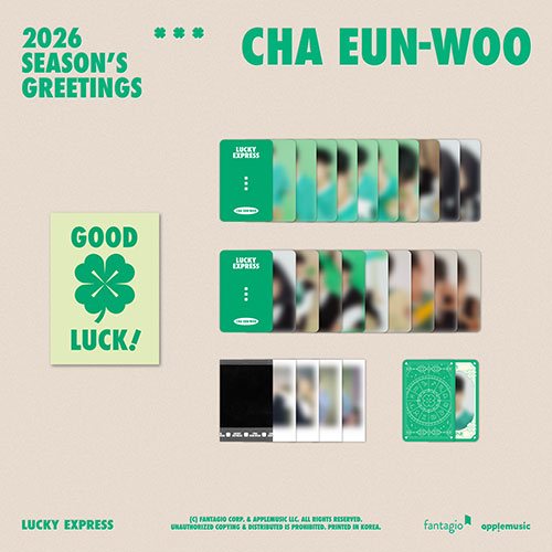 CHA EUNWOO 2026 SEASONS GREETINGS MD / LUCKY TRADING PHOTO CARD